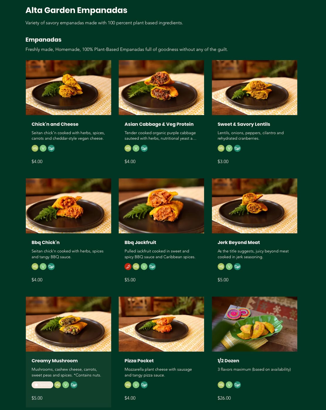 Alta Garden Empanadas
