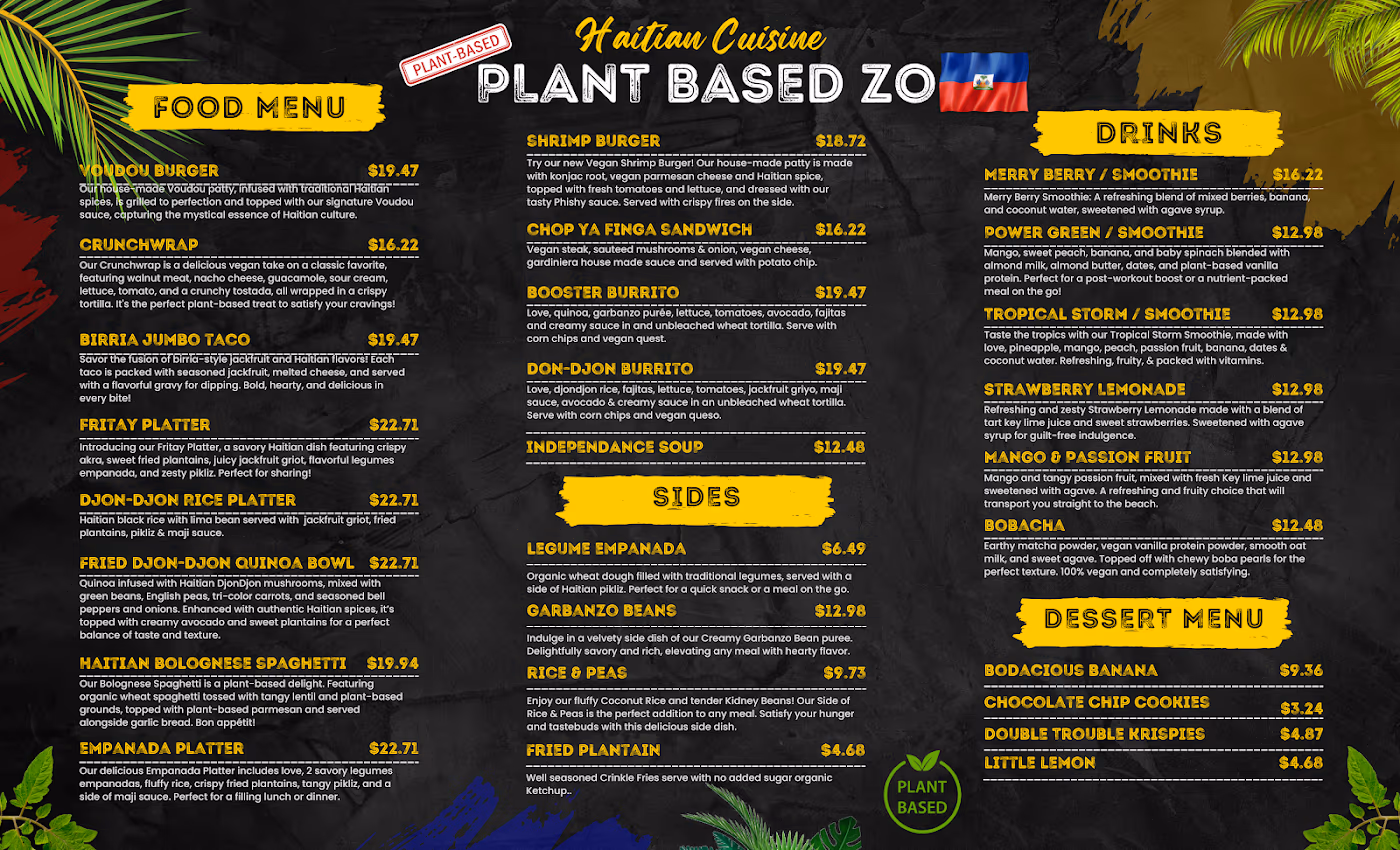 Plant Based Zo
